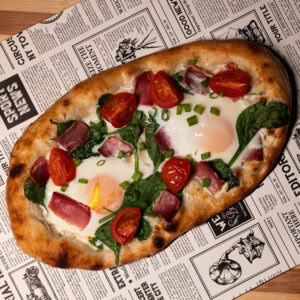 Preparat Pizza mic dejun cu oua