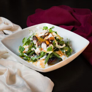 Preparat Salată de păstai cu nectarine