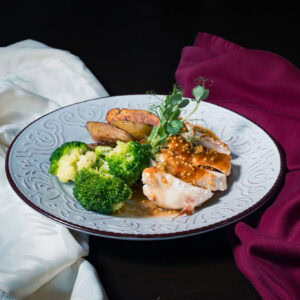 Preparat Piept de pui cu cartofi Raclette