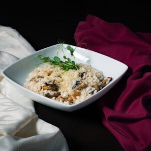 Preparat Risotto cu ciuperci de pădure