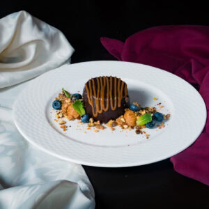 Preparat Cheesecake cu ciocolată neagră