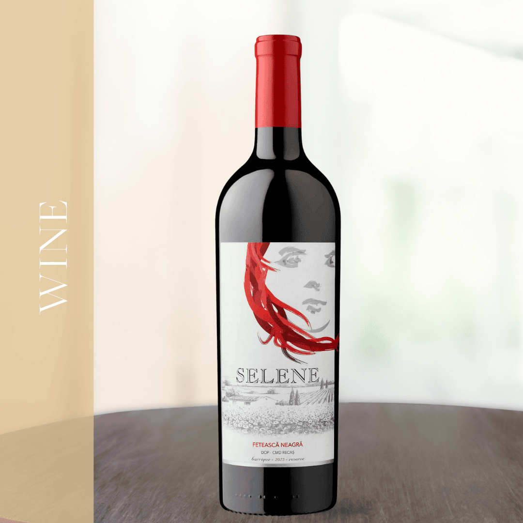 Sticlă de vin Selene Fetească Neagră 2024